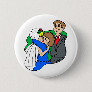 Mutter des Bräutigam-Knopfes Button