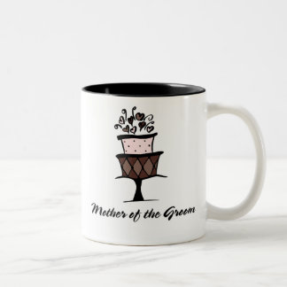 Mutter des Bräutigam-Kuchens Zweifarbige Tasse