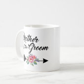 Mutter des Bräutigam-Pfeiles Kaffeetasse (Vorderseite Links)