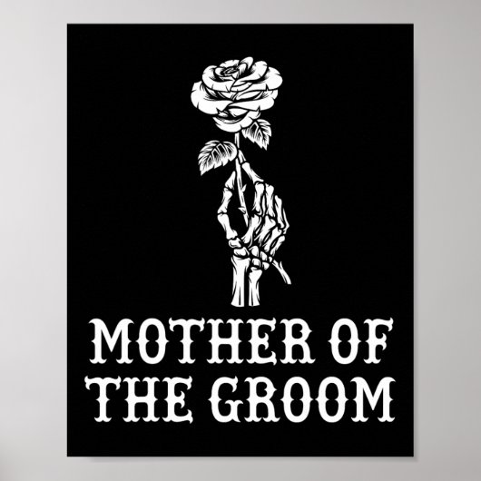 Mutter des Bräutigam-Skeletts Gothic Bachelor Hoch Poster (Vorne)