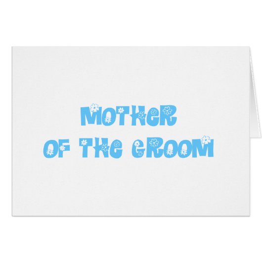Mutter des Bräutigams (Vorderseite (Horizontal))