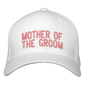 Mutter des Bräutigams Bestickte Kappe (Vorderseite)