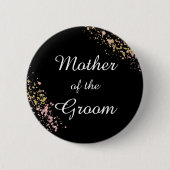 Mutter des Bräutigams Button (Vorderseite)