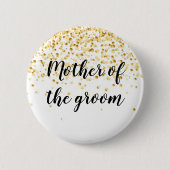 Mutter des Bräutigams Button (Vorderseite)