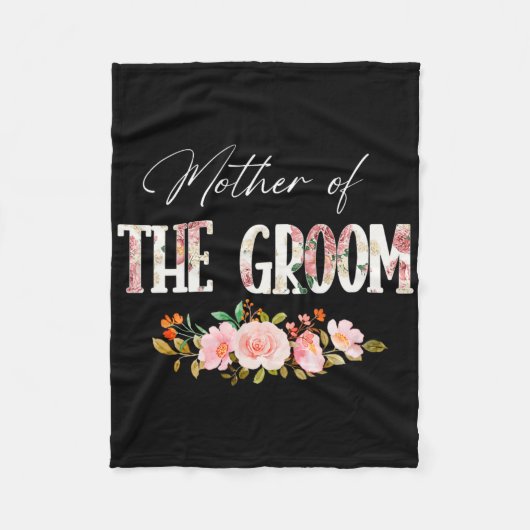 Mutter des Bräutigams, den ich ihn am ersten Mutte Fleecedecke (Vorderseite)