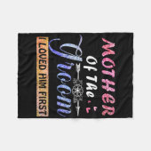 Mutter des Bräutigams, den ich ihn am ersten Mutte Fleecedecke (Vorderseite (Horizontal))