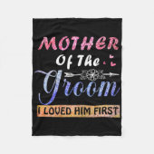 Mutter des Bräutigams, den ich ihn am ersten Mutte Fleecedecke (Vorderseite)