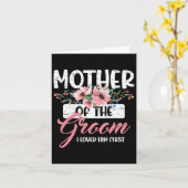 Mutter des Bräutigams, den ich ihn am ersten Mutte Karte (Gelbe Blume)