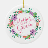 Mutter des Bräutigams, der | Verzierung Wedding Keramik Ornament (Hinten)