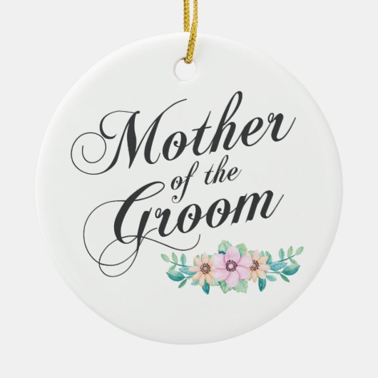 Mutter des Bräutigams, der | Verzierung Wedding Keramik Ornament (Vorne)
