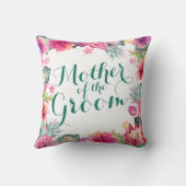 Mutter des Bräutigams, der | Wurfs-Kissen Wedding Kissen (Rückseite)