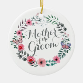 Mutter des Bräutigams elegantes Wedding Keramikornament