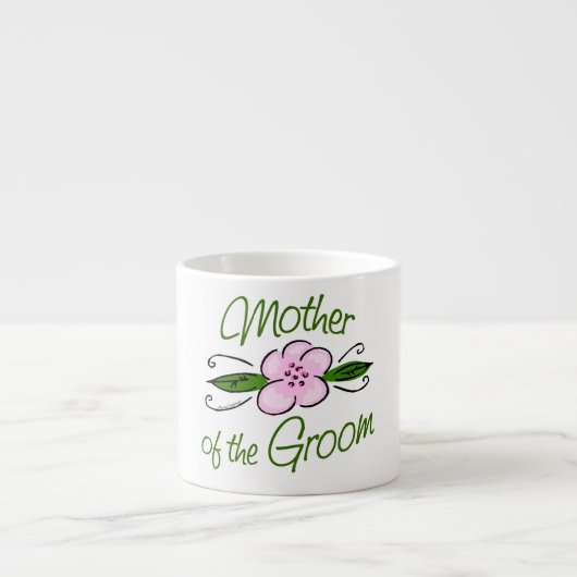 Mutter des Bräutigams Espressotasse (Vorderseite)