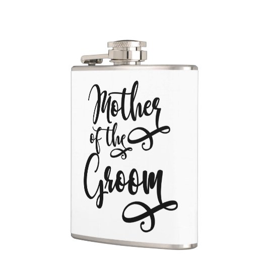 Mutter des Bräutigams Flachmann (Links)