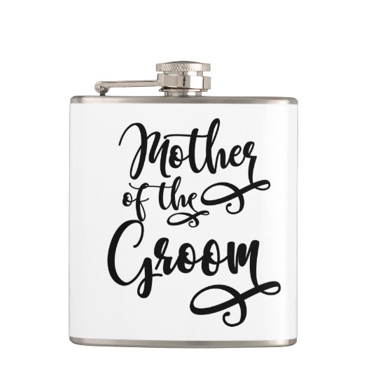 Mutter des Bräutigams Flachmann (Vorderseite)