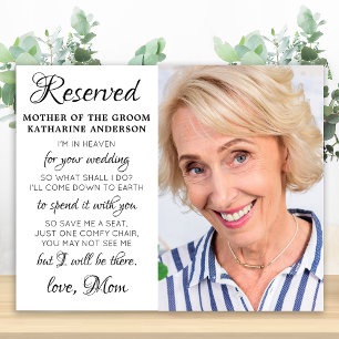 Mutter Des Bräutigams Foto Himmel Gedenk Hochzeit Poster