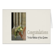 Mutter des Bräutigams Glückwünsche (Vorderseite (Horizontal))