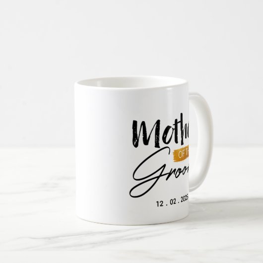 Mutter des Bräutigams Kaffeetasse (VorderseiteRechts)