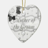 Mutter des Bräutigams Keramikornament (Links)