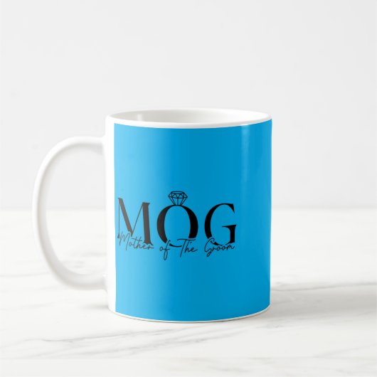 Mutter des Bräutigams Mog Hochzeit Mama Cute Kaffeetasse (Links)