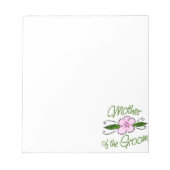 Mutter des Bräutigams Notizblock (Vorderseite)