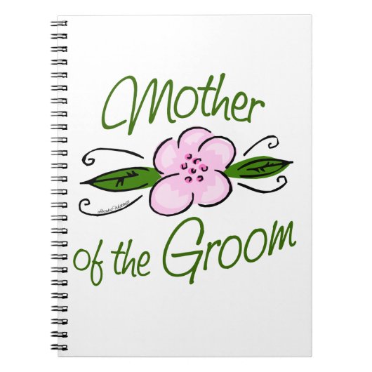 Mutter des Bräutigams Notizblock (Vorderseite)