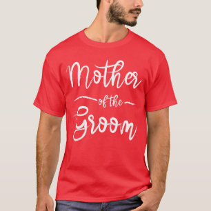 Mutter des Bräutigams, passende Bridal Shower vint T-Shirt