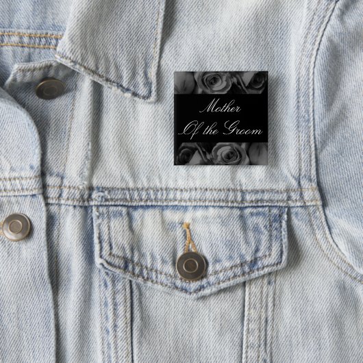 Mutter des Bräutigams - Schriftart-Art/Größe - Button (Beispiel)