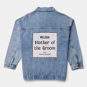 Mutter des Bräutigams Stilvolle Hochzeit Personali Jeansjacke