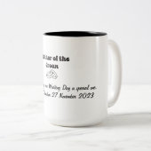 Mutter des Bräutigams Zweifarbige Tasse (VorderseiteRechts)