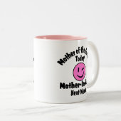 Mutter des Bräutigams Zweifarbige Tasse (VorderseiteRechts)