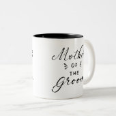 Mutter des Bräutigams Zweifarbige Tasse (VorderseiteRechts)