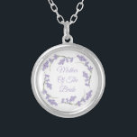 Mutter des Brautlavenders Versilberte Kette<br><div class="desc">Mutter des Brautlavenders Blumenreath Silberverkleidung</div>