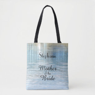 Mutter des Brautnamen Blaues Abstraktes Wasser Tasche
