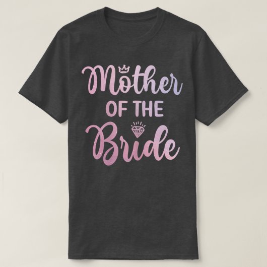 Mütter des Brautparty Hochzeit D T-Shirt (Design vorne)