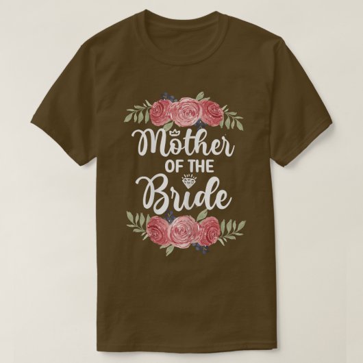 Mütter des Brautparty Hochzeit P T-Shirt (Design vorne)