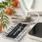 Mutter des Brautschwarzweiss-Zebra-Geschenks Schlüsselanhänger (Vorderseite rechts)