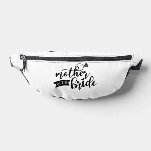 Mutter des Bride Black Text auf White Fanny Pack Bauchtasche (Ablage )