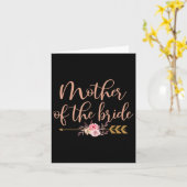 Mutter des Bride-Brautparty-Geschenkes Hochzeitsfe Karte (Gelbe Blume)