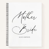Mutter des Bride Chic Script-Notebooks Notizblock (Vorderseite)