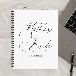 Mutter des Bride Chic Script-Notebooks Notizblock