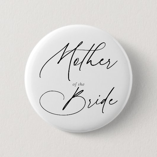 Mutter des Bride Chic-Skripts Button (Vorderseite)