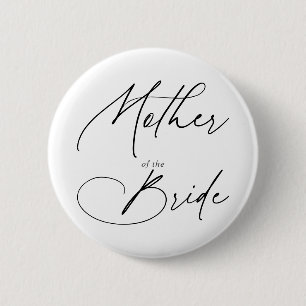 Mutter des Bride Chic-Skripts Button