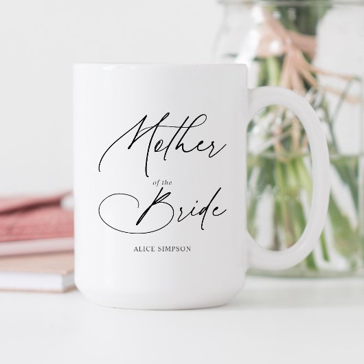Mutter des Bride Chic-Skripts Zweifarbige Tasse
