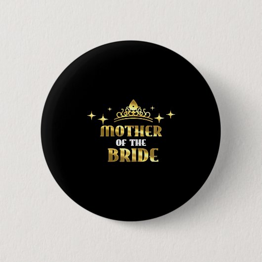 Mutter des Bride Cool Bridal Wedding Hen Party Button (Vorderseite)