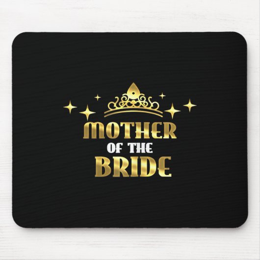 Mutter des Bride Cool Bridal Wedding Hen Party Mousepad (Vorne)
