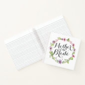 Mutter des Bride Elegant Wreath-Notebooks Notizblock (Innenseite)