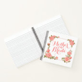 Mutter des Bride Elegant Wreath-Notebooks Notizblock (Innenseite)