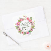 Mutter des Bride Elegant Wreath Sticker Siegel (Umschlag)