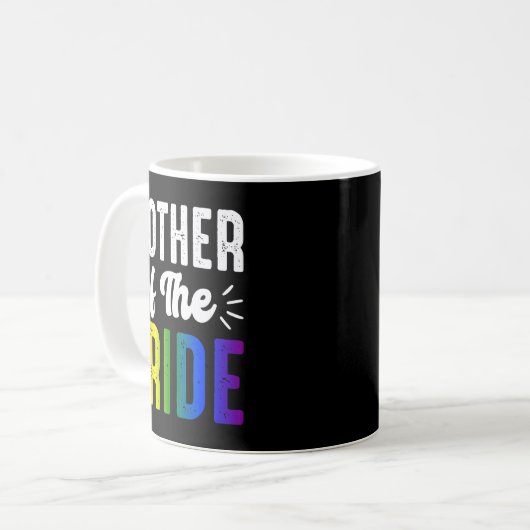Mutter des Bride Gay Lesbian Hochzeitspass Kaffeetasse (Vorderseite Links)